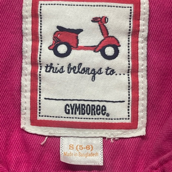 Gymboree Pink Jean Jacket Size Small 5-6 - Picture 2 of 3